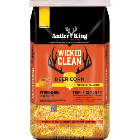 Antler King Antler King® Wicked Clean Persimmon Corn, T99WCPS, 40 LB Bag