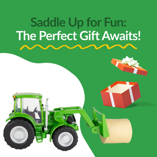 Big Country Toys Tractor & Implements - Green