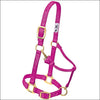 Weaver Original Adjustable Nylon Halter with Chrome Plated Hardware