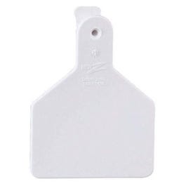 Calf Tag, White, 2-3/8 x 3-1/4-In., 25-Pk.