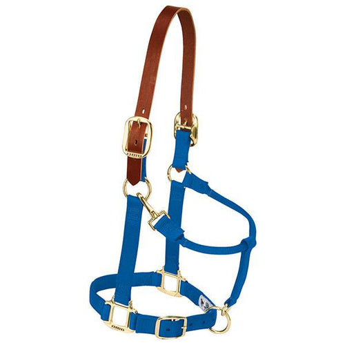 Weaver Leather Breakaway Original Adjustable Chin And Throat Snap Halter, 1 (Small, Blue)