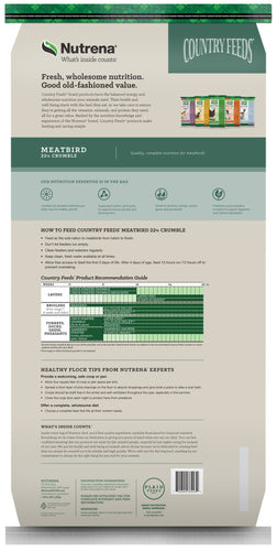 Nutrena® Country Feeds® Meatbird 22% Crumbles