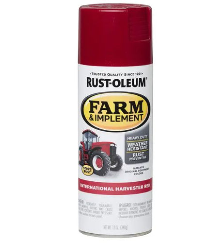 Rust-Oleum Specialty International Red Farm Equipment Enamel Spray (12-oz, Red (International Harvest))