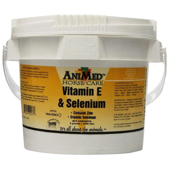 ANIMED VITAMIN E & SELENUM SUPPLEMENT FOR HORSES